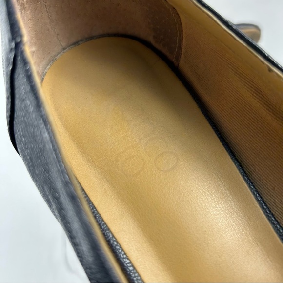 Franco Sarto Black Leather Loafers - Picture 8 of 8